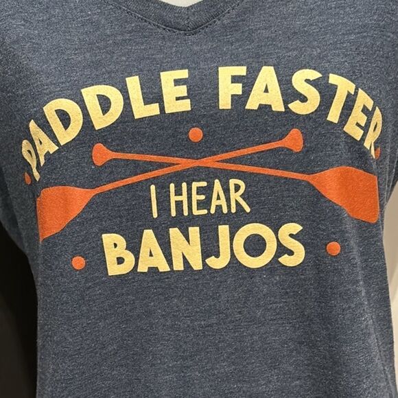 Paddle Faster “I Hear Banjos” Graphic Tee — Size S - Picture 3 of 5